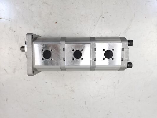 качество  3 Stage Hydraulic Gear Pump 16+16+16-10T-R High Quality  Iron and Aluminum alloy materials  Range for Construction Machinery Factory Supply Hydraulic Spare Parts завод