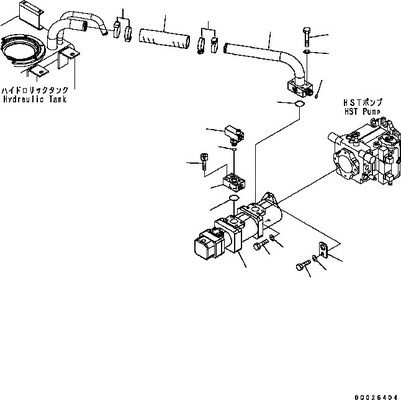 Насос ASS'Y 705-56-26081 KOMATSU колесные погрузчики WA200 WA200PT