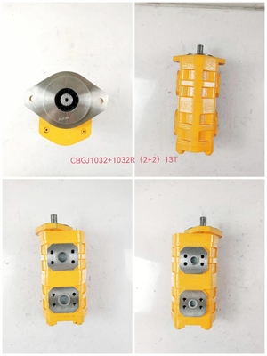 Насос по индивидуальному заказу CBGJ1032+1032R(2+2)13T Двойной скоростной Komatsu гидравлический насос