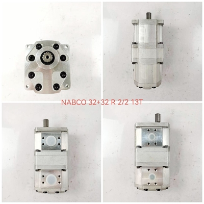 Шестеренчатый насос Komatsu NABCO-32+32 R2/2 13T GD605A GD655A WA100 WA100SS WA100S