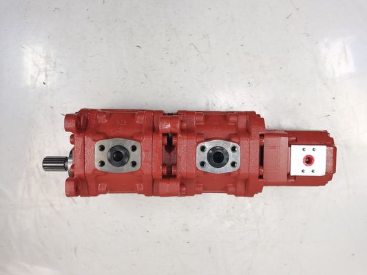 Нержавеющая сталь KYB Gear Pump KYB51100-KRP4 27+17-4 ((1) Среднее высокое давление гидравлическое насос для строительного оборудования Kawasaki