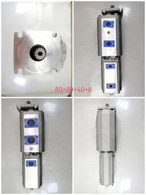 4-ступенчатый гидравлический насос 80+80+40+8 Высококачественные материалы из железа и алюминия для строительной техники