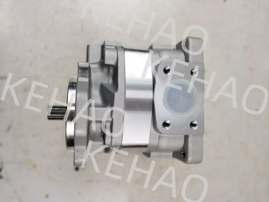 Гидравлический шестеренный насос Шестеренные насосы 705-34-35240 для тяжелой техники Рулевое управление и устройство подачи энергии Масляный насос Железный и алюминиевый сплав