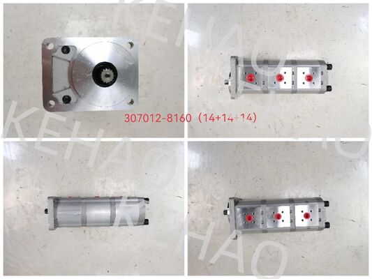 3-ступенчатый гидравлический насос 307012-8160 (((14+14+14) Высококачественные материалы из железа и алюминиевых сплавов Ассортимент для строительной машины Фабрика поставок гидравлические запасные части