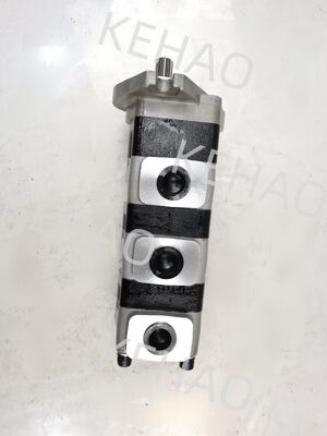 Высококачественный гидравлический шестеренный насос CBKSL2-G25+G16+G16-A1T11Φ13L из нержавеющей стали, OEM, настраиваемый шестеренный насос, гарантия 1 год