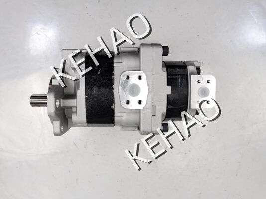 Гидравлический шестеренный насос Komatsu Kawasaki SAL1 SAL2 SAL3 Шестеренный насос SAL3-80+(2)40 Сплав Материал рулевого устройства Один год гарантии 2-ступенчатый шестеренный насос OEM