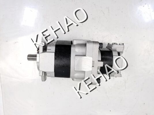 Гидравлический шестеренный насос Komatsu Kawasaki SAL1 SAL2 SAL3 Шестеренный насос SAL3-80+(2)40 Сплав Материал рулевого устройства Один год гарантии 2-ступенчатый шестеренный насос OEM