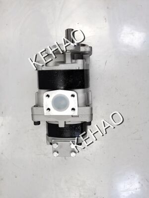 Гидравлический шестеренный насос Komatsu Kawasaki SAL1 SAL2 SAL3 Шестеренный насос SAL3-80+(2)40 Сплав Материал рулевого устройства Один год гарантии 2-ступенчатый шестеренный насос OEM