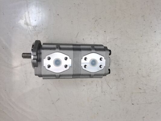 Komatsu Hydraulic Gear Pump KRP4 Series Oil Pump KRP4-27+17 Iron Aluminum alloy materialsl Pump with 150bar-250bar Pressure Replacement for Heavy machinery
