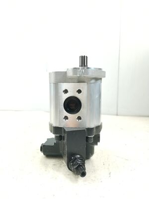 KEHAO Гидравлический насос 36CC с 10 зубчатым валом насос Железный алюминиевый сплав Гидравлические запасные части для строительной техники