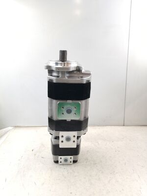 Гидравлический шестеренчатый насос Kawasaki 90ZV-5 44083-61860/SDL30-71.4+50.4+（20） Гидравлические запасные части из чугуна для колесных погрузчиков