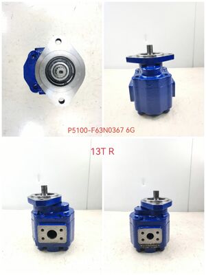 Гидравлический шестеренчатый насос KEHAO P5100-F63N03676G Ремонт гидравлических частей Чугунный алюминиевый сплав Масляный шестеренчатый насос для экскаваторного оборудования Сертифицировано ISO9001