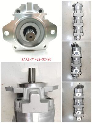 Komatsu Gear Pump 4-ступенчатый гидравлический насос SAR3-71+32+32+20 Литой железный Алюминиевые сплавы